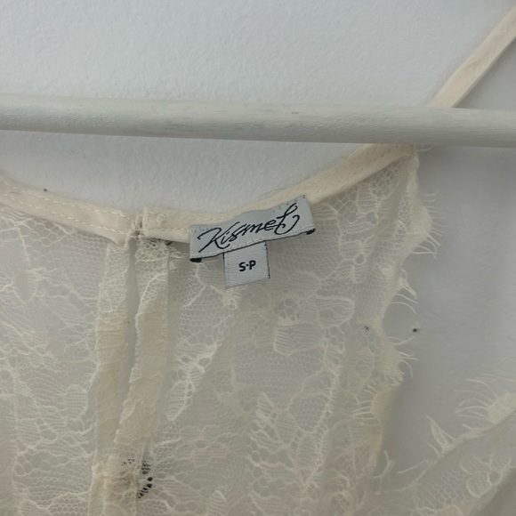 Off White / Cream Dainty Lace Cami Size Small - Picture 2 of 4